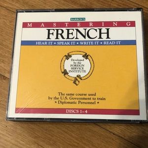 Barron’s Mastering French 4 disk cd set